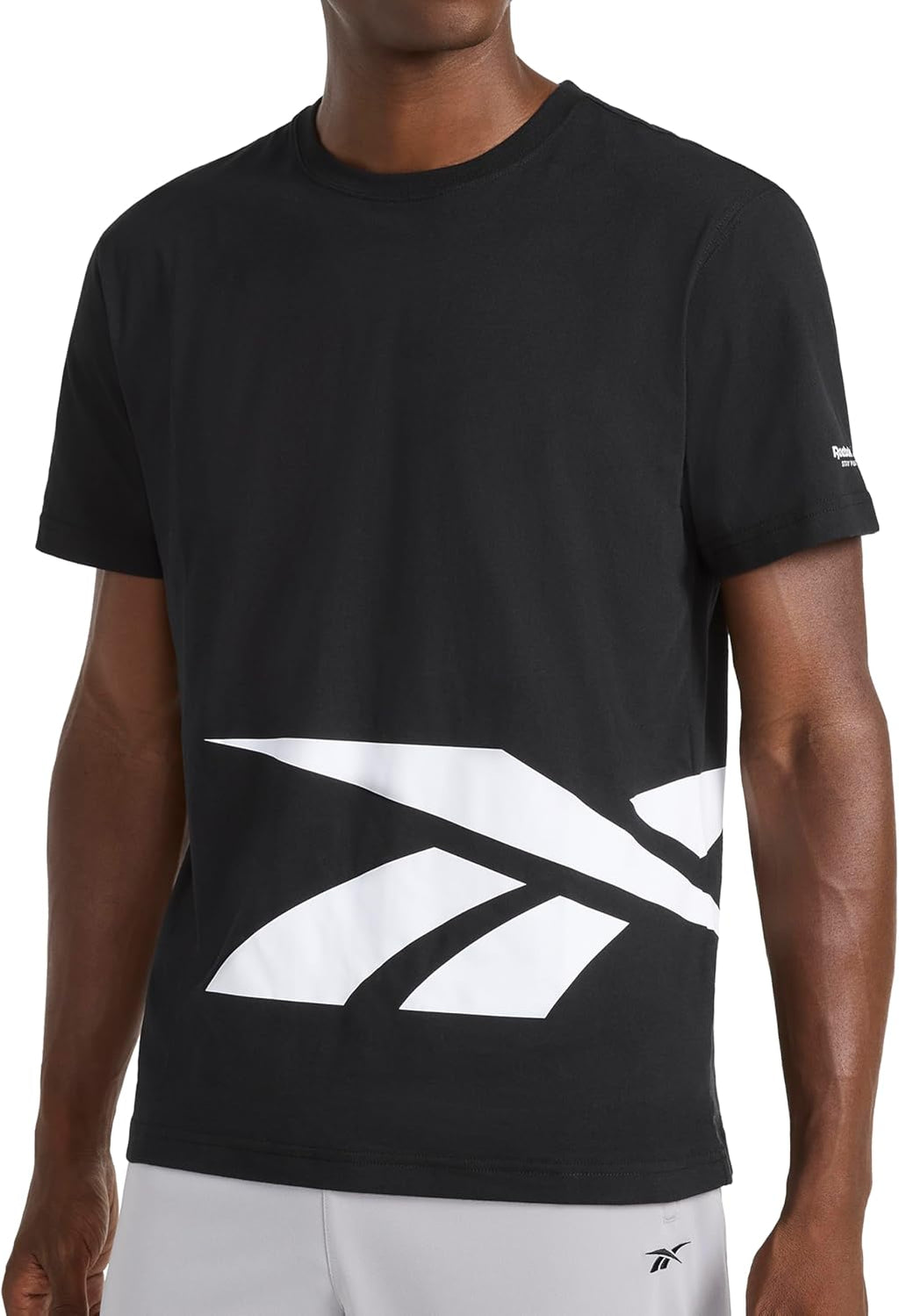 Men'S Big Short Sleeve Crewneck T-Shirt, Standard Fit, Lightweight Cotton-Poly Jersey Fabric