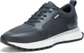 Mens Big Logo Mesh Mix Lace up Sneaker