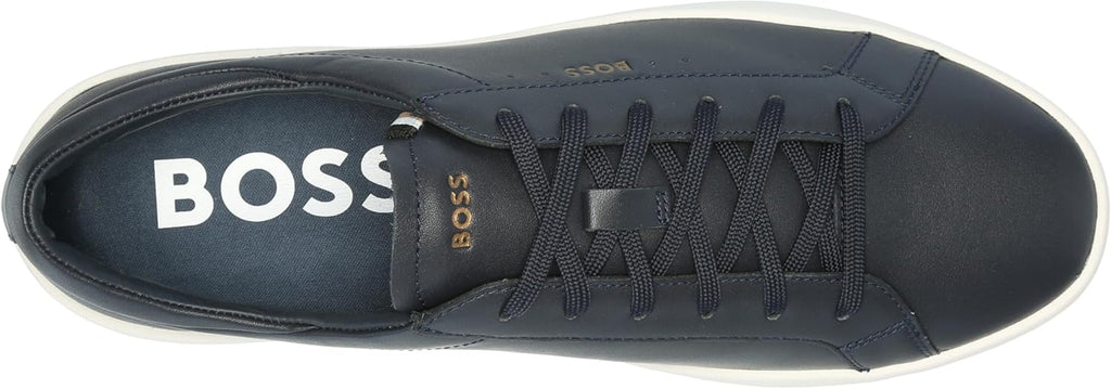 Mens Belwar Smooth Leather Low Top Sneaker