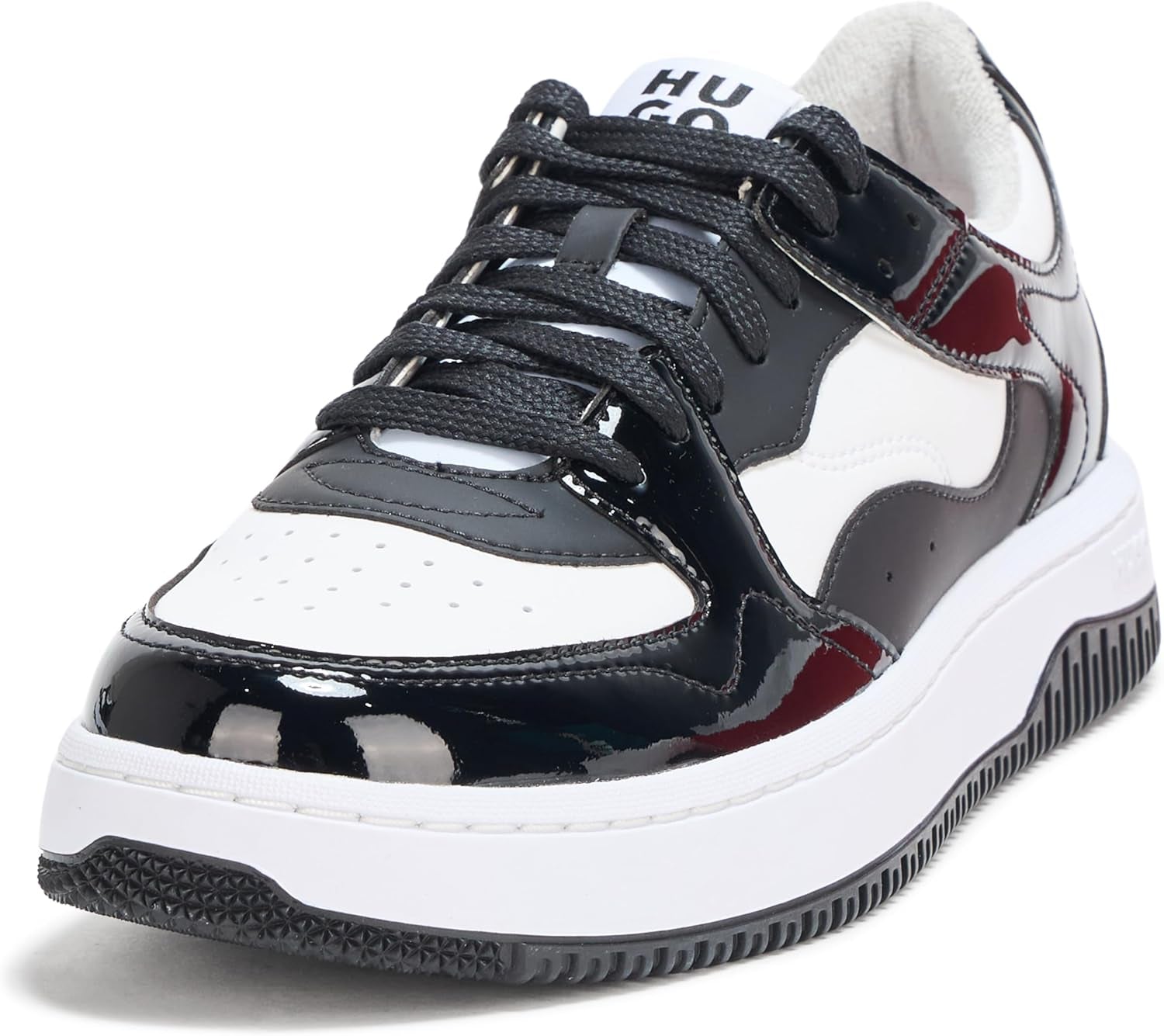 Mens Back Logo Lace up Sneakers