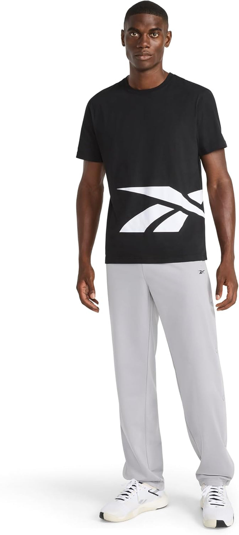 Men'S Big Short Sleeve Crewneck T-Shirt, Standard Fit, Lightweight Cotton-Poly Jersey Fabric