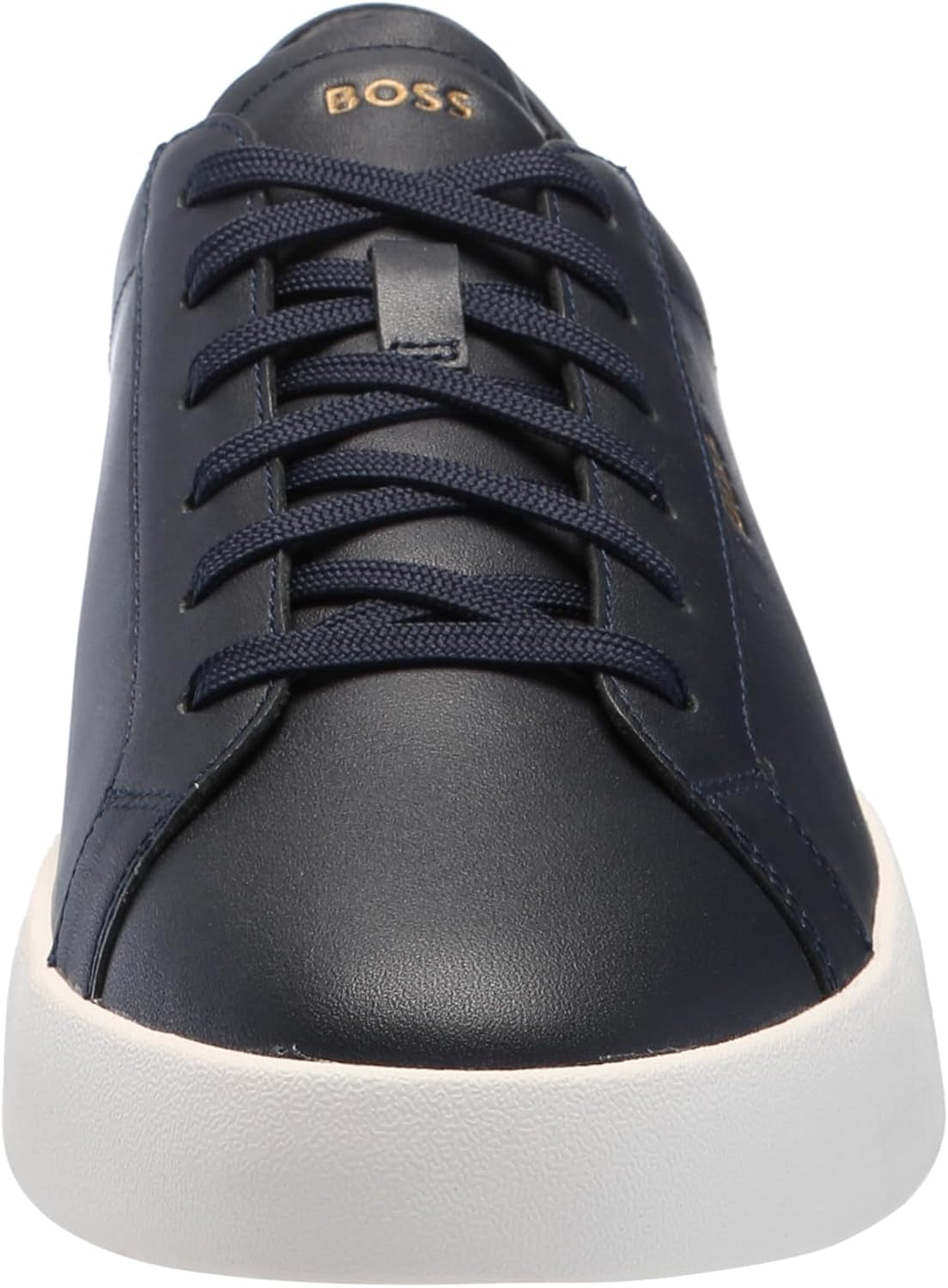 Mens Belwar Smooth Leather Low Top Sneaker