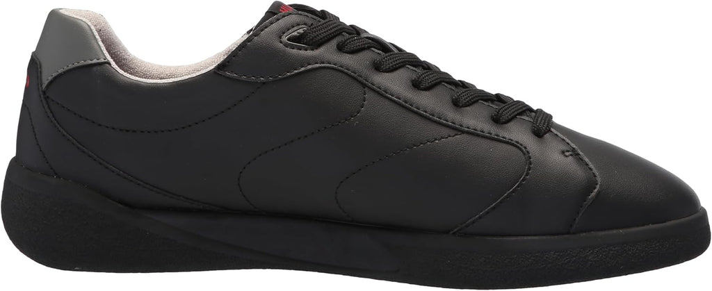 Mens Fly Leather Cupsole Sneaker