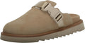 Men'S Slip on Top Buckle Suede Clogs