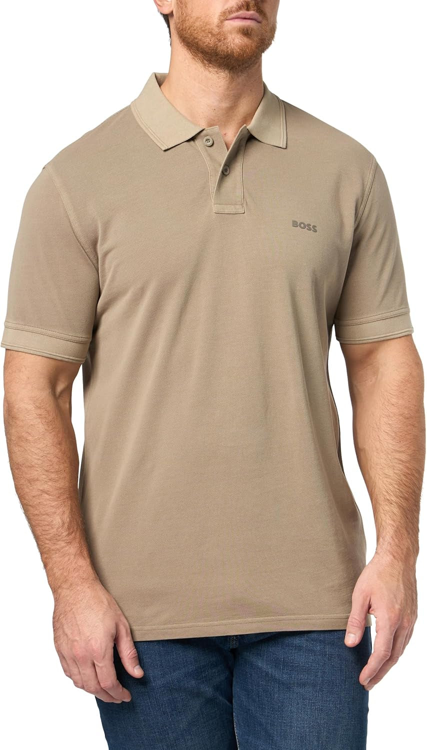 Men'S Basic Short Sleeve Pique Polo Shirt