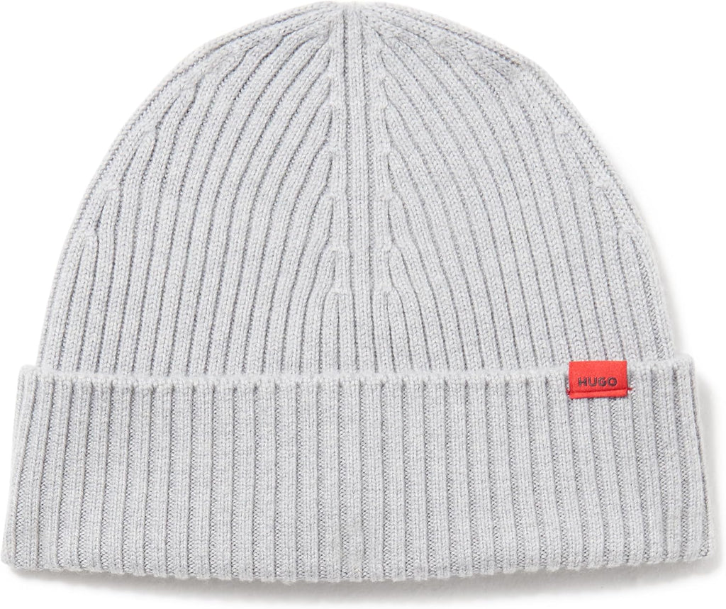 Men'S Small Logo Ribbed Beanie