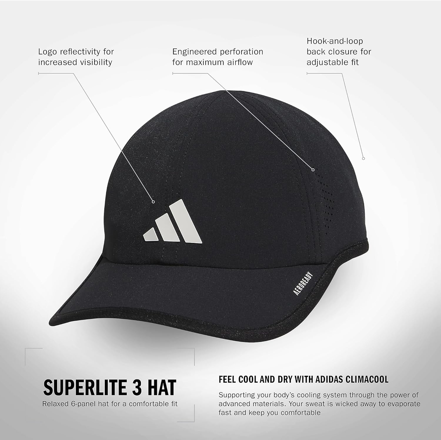 Men'S Superlite Hat – Lightweight Athletic Running Cap for Workouts