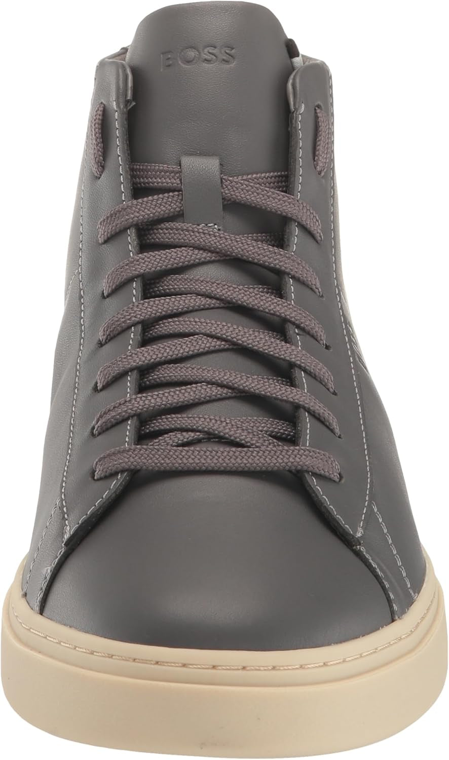 Mens Clint High Top Leather Sneaker