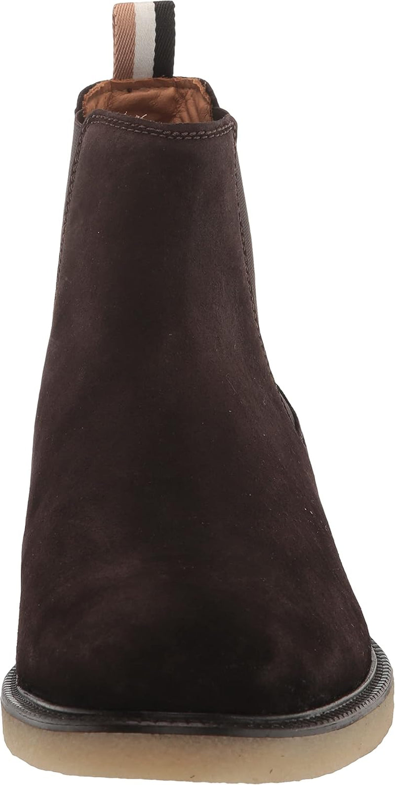 Mens Suede Chelsea Boot with Emed Logo