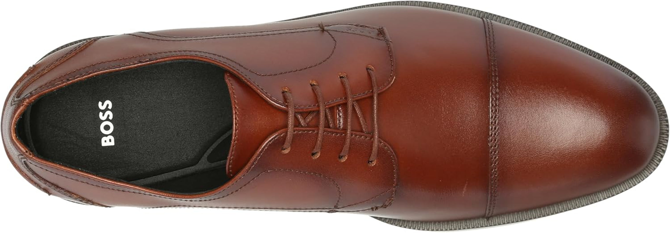 Mens Tayil Smooth Leather Derby Dress Shoe