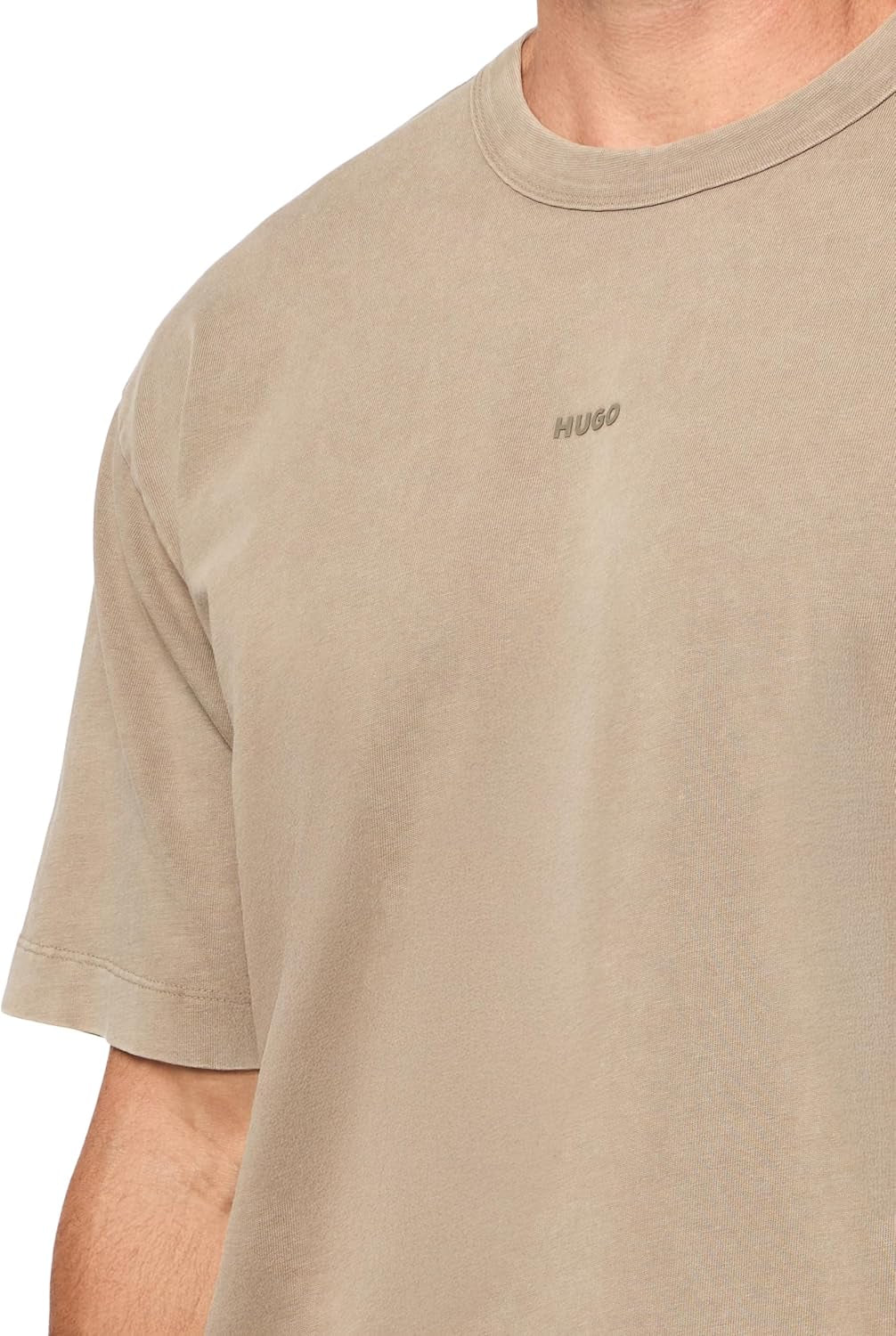 Men'S Space Dyed Small Logo T-Shirt