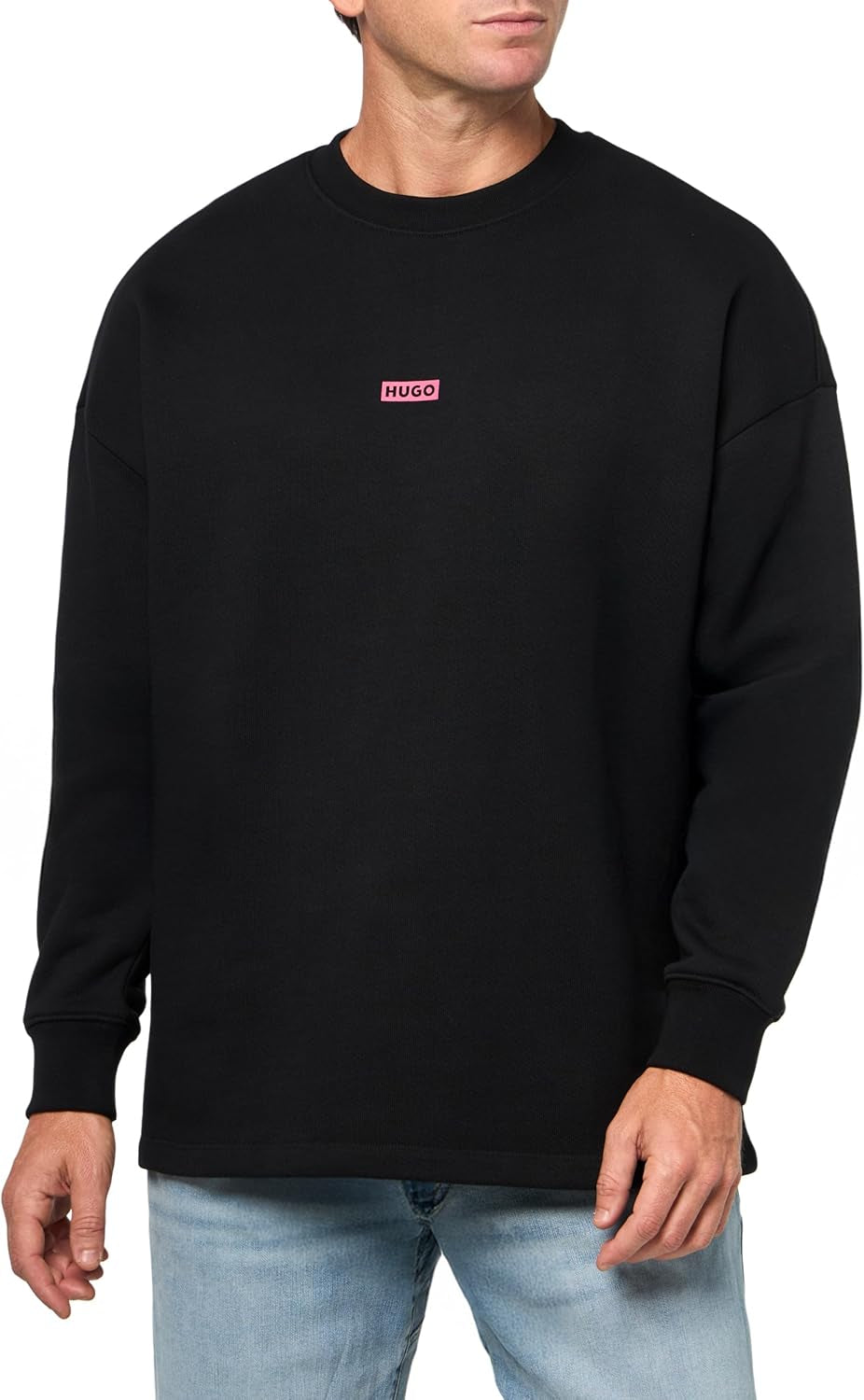 Men'S Back Printed Logo Long Sleeve Shirt