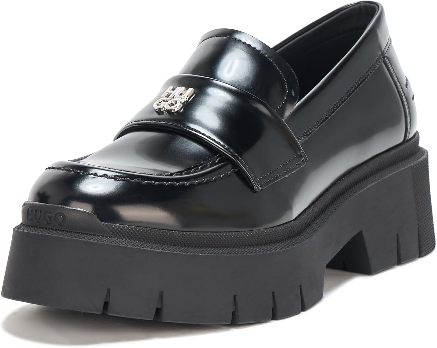 Womens Kris Chunky Platform Leather Loafer