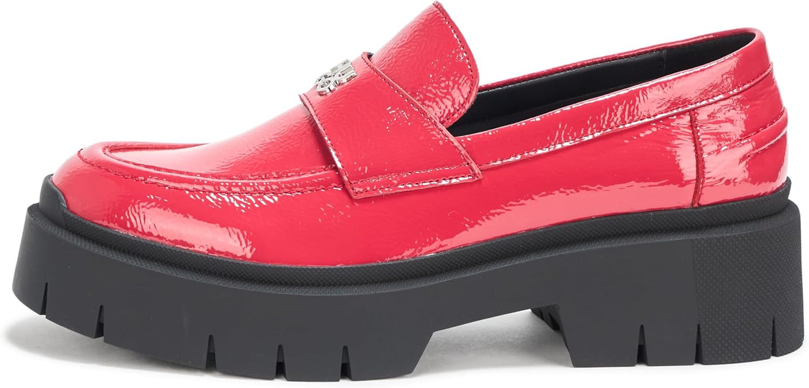 Womens Kris Chunky Platform Leather Loafer