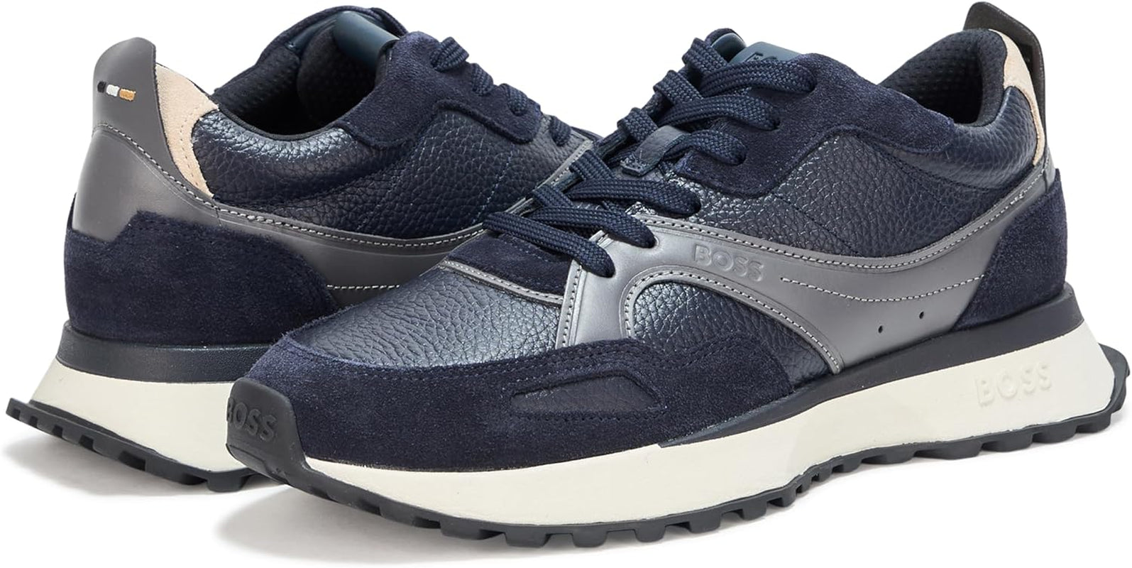Mens Jonah Suede Detail Lace up Sneakers