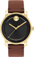 Bold Access Men'S Quartz Watch, Swiss Movement, Leather Strap, Water-Resistant up to 3ATM, Classic Timepiece - Gift for Him - 41Mm