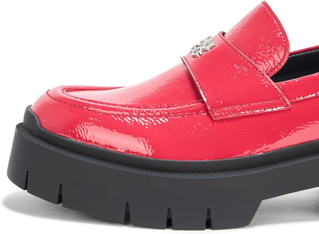 Womens Kris Chunky Platform Leather Loafer