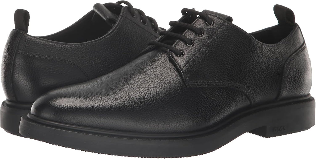 Men'S Larry Grain Leather Derby Dress Shoes