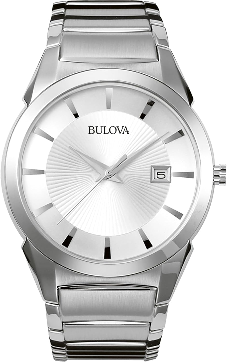 Men'S 3-Hand Calendar Date Quartz Watch, Patterned Dial, 38Mm Style: 96B015
