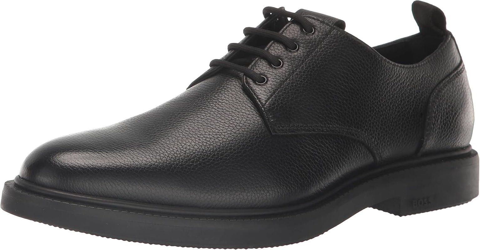 Men'S Larry Grain Leather Derby Dress Shoes