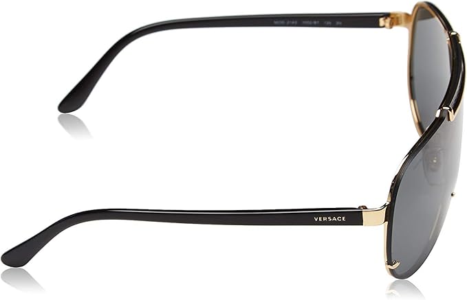 VERSACE VE2140 Pilot Shape Gafas de sol de acetato (5.512 in)