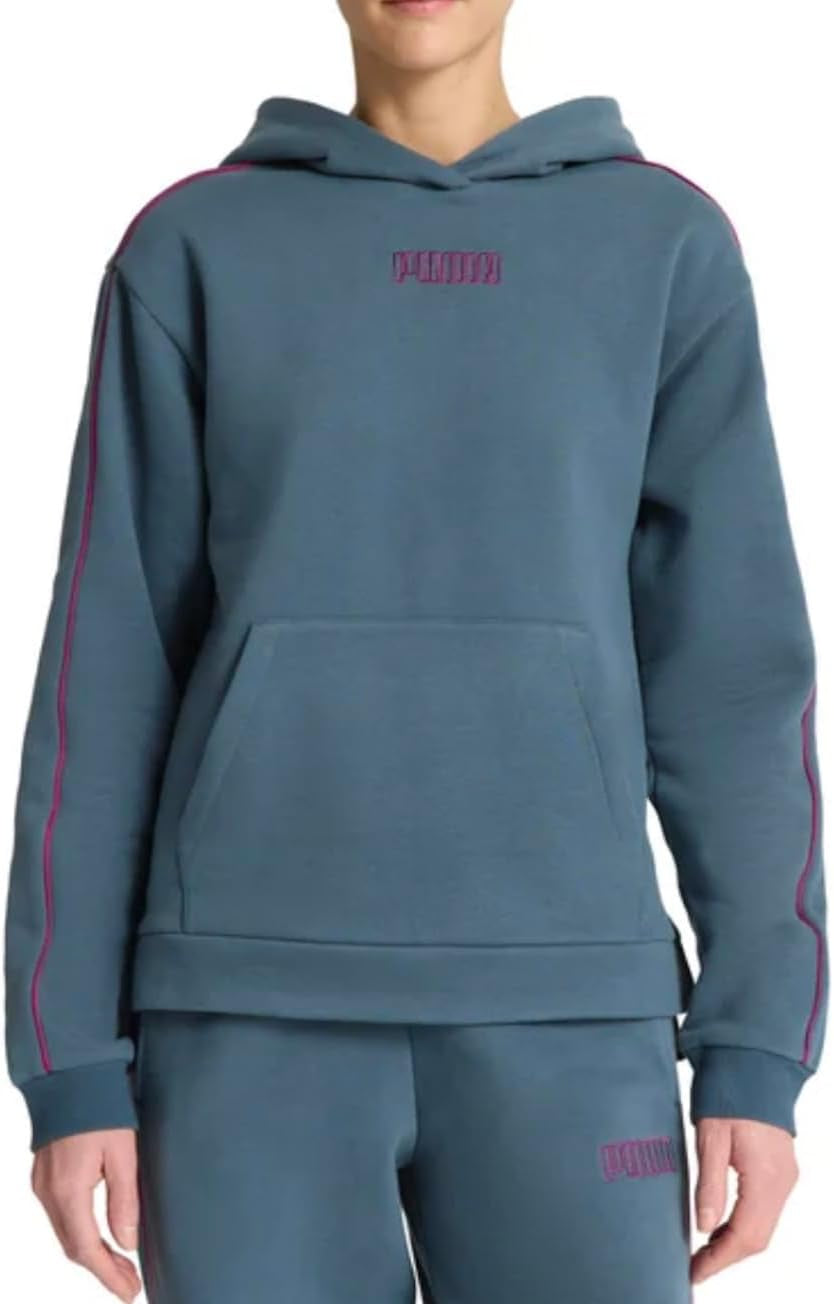 Women'S Long Sleeve Fleece Pullover Hoodie with Kangaroo Pocket