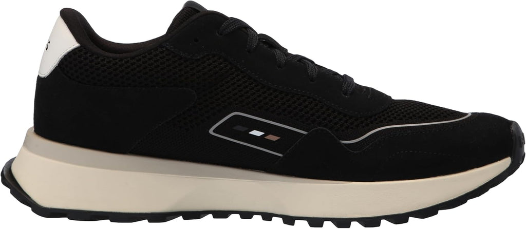Men'S Side Logo Suede and Nylon Sporty Inspired Sneaker
