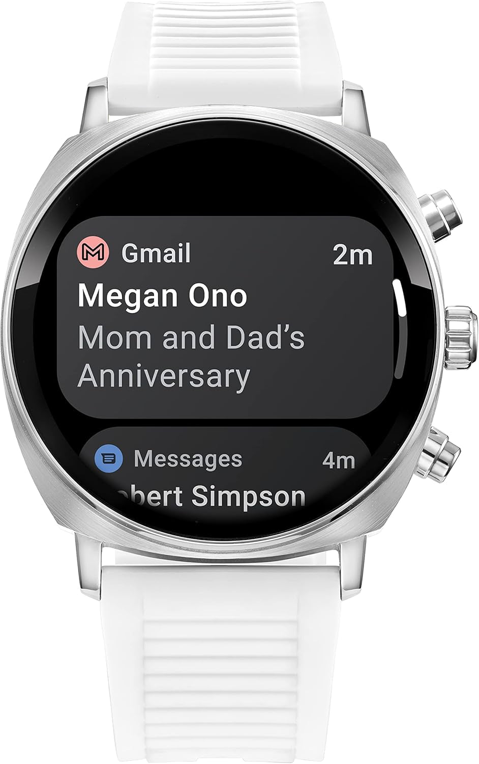 CZ Smart PQ2 41MM Unisex Smartwatch with Youq App with IBM Watson® AI and NASA Research, Wear OS by Google, HR, GPS, Fitness Tracker, Amazon Alexa™, Iphone Android Compatible, IPX6 Rating