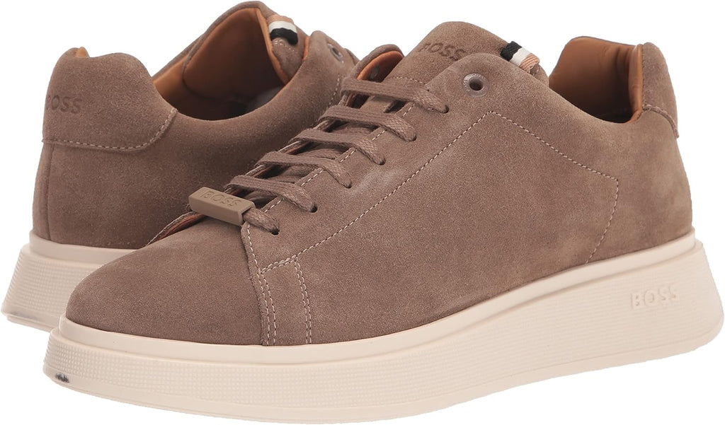 Mens Suede Sneakers with Rubber Sole