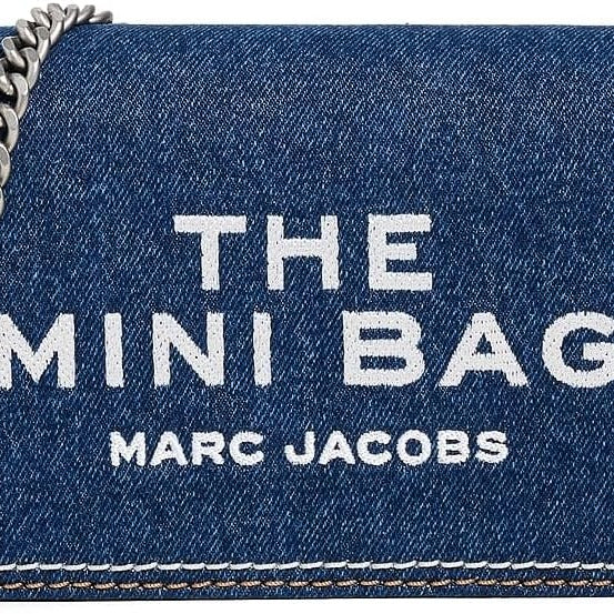 Marc Jacobs Mini bolso de cadena de mezclilla