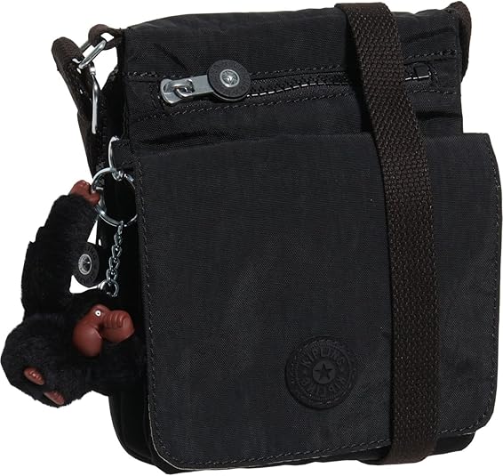 Kipling Nuevo Eldorado Minibag (pequeño, tono negro)