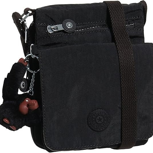 Kipling Nuevo Eldorado Minibag (pequeño, tono negro)