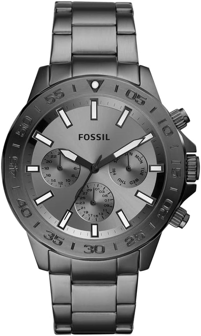 Bannon Multifunction Smoke Stainless Steel Watch