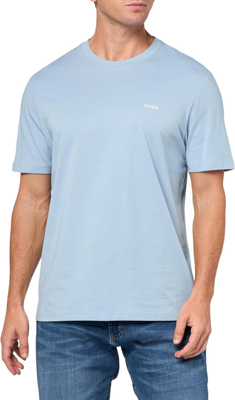 , Small Logo Short Sleeve T-Shirt, Dust Blue, M