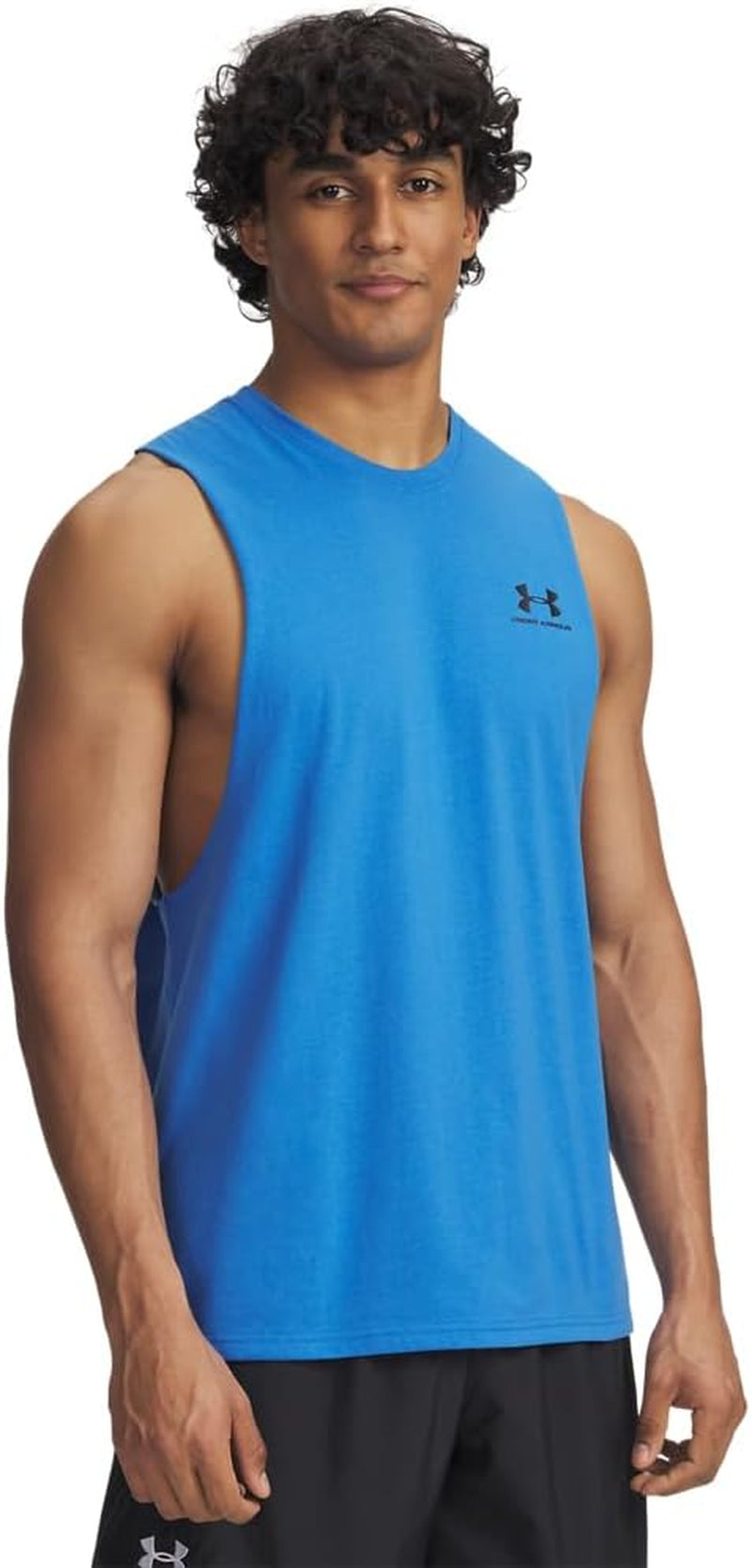 Men'S Sportstyle Left Chest Cut-Off T-Shirt