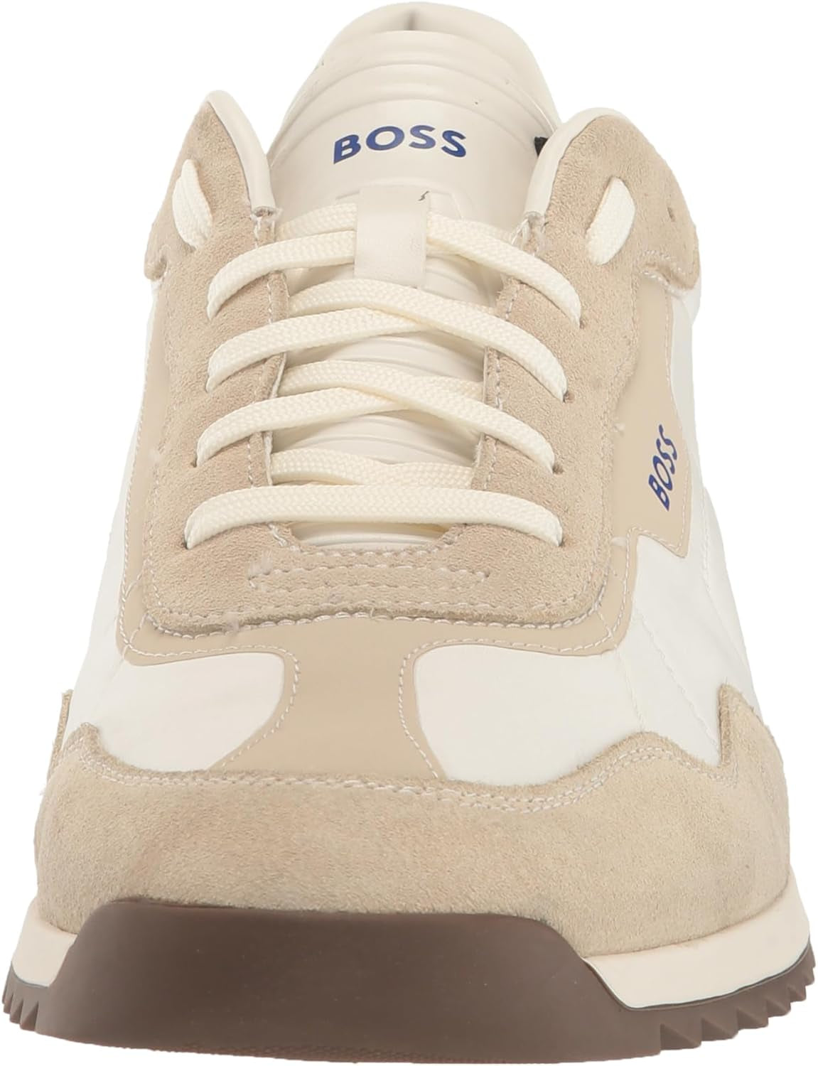 Mens Zayn Low Profile Suede Leather Two Tone Sneaker