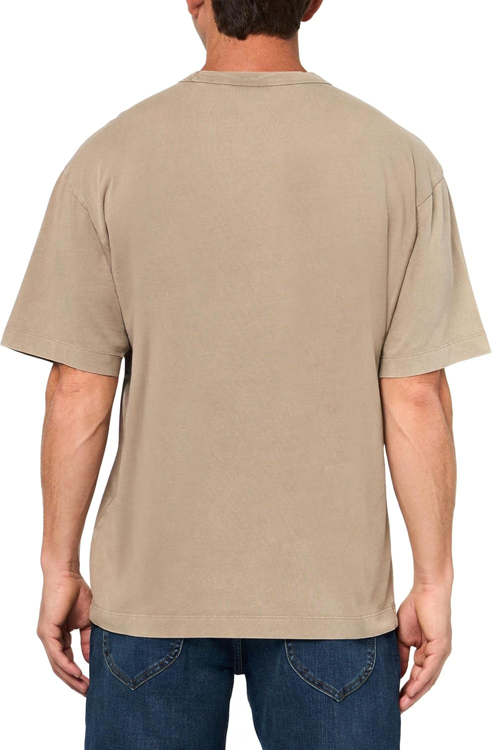 Men'S Space Dyed Small Logo T-Shirt