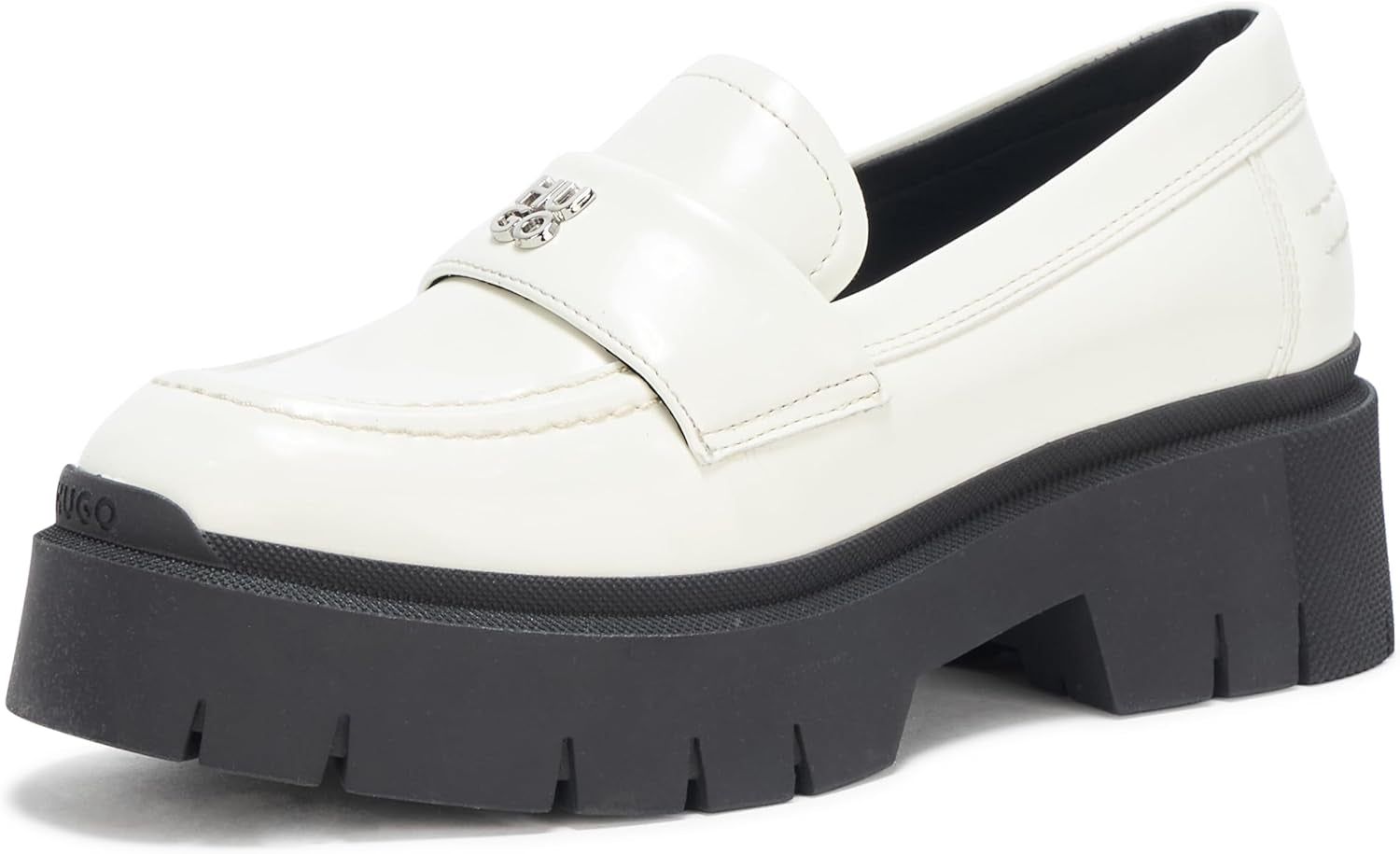 Womens Kris Chunky Platform Leather Loafer