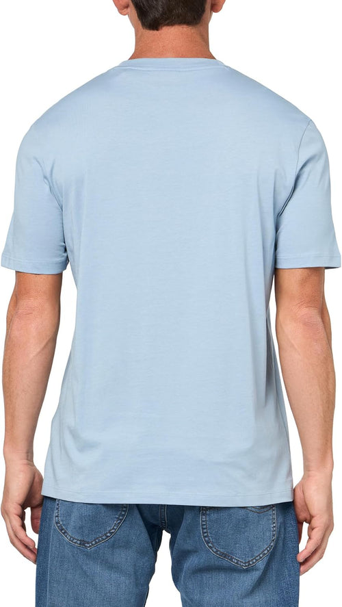 , Small Logo Short Sleeve T-Shirt, Dust Blue, M