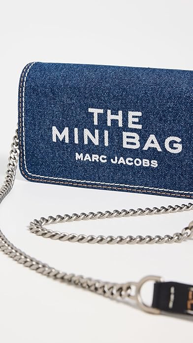 Marc Jacobs Mini bolso de cadena de mezclilla