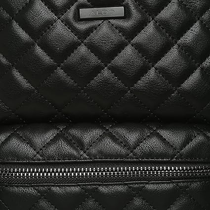 ALDO Mochila Galilinia para mujer, Negro/Negro
