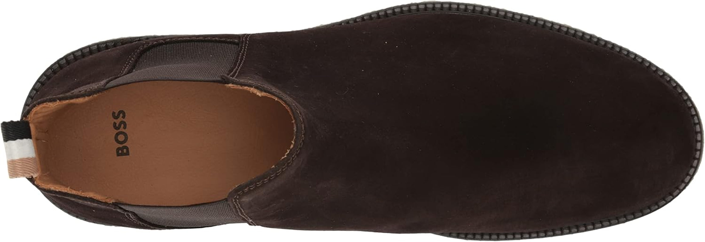Mens Suede Chelsea Boot with Emed Logo