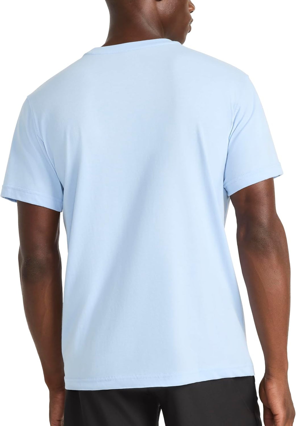 Men'S Suede Short Sleeve Crewneck T-Shirt, Standard Fit, Lightweight Cotton-Poly Jersey Fabric