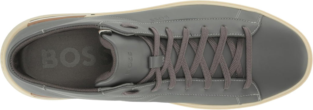 Mens Clint High Top Leather Sneaker