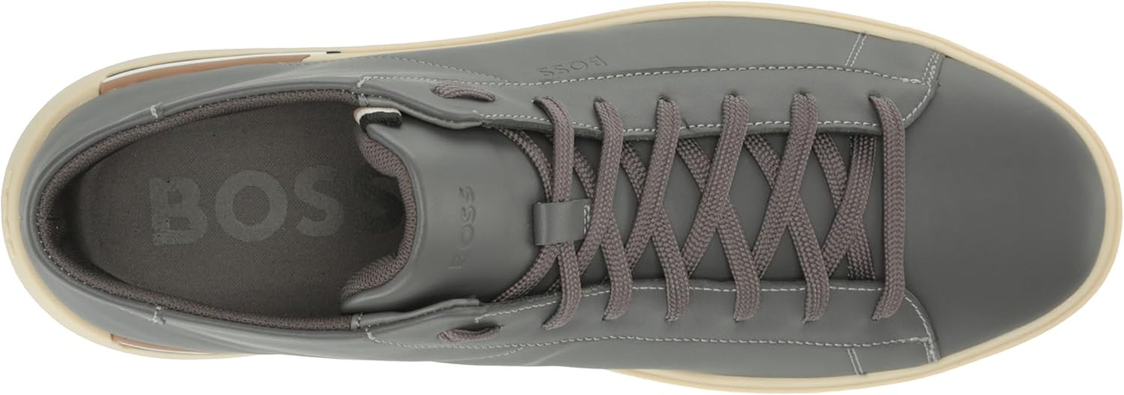 Mens Clint High Top Leather Sneaker