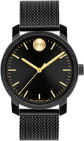 Bold Access Men'S Quartz Watch, Swiss Movement, Leather Strap, Water-Resistant up to 3ATM, Classic Timepiece - Gift for Him - 41Mm
