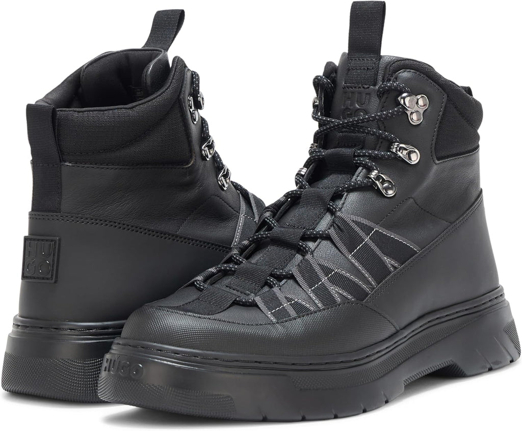 Mens High Top Hiking Style Lace up Boot