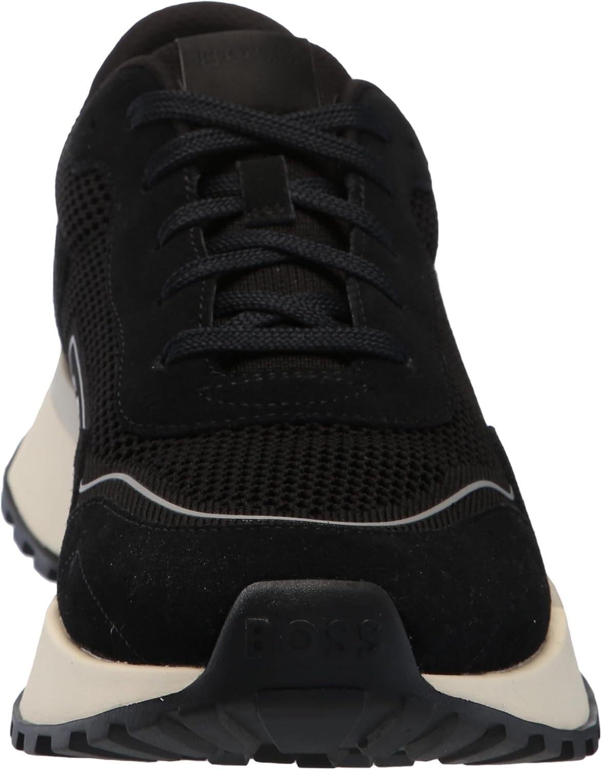 Men'S Side Logo Suede and Nylon Sporty Inspired Sneaker