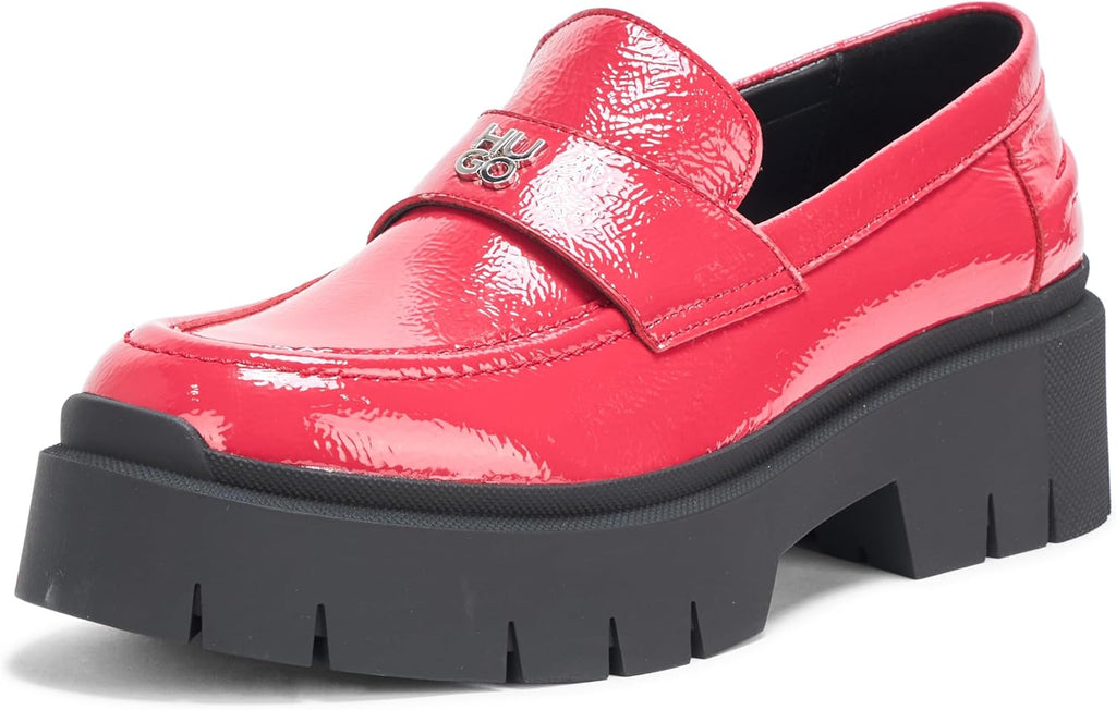 Womens Kris Chunky Platform Leather Loafer