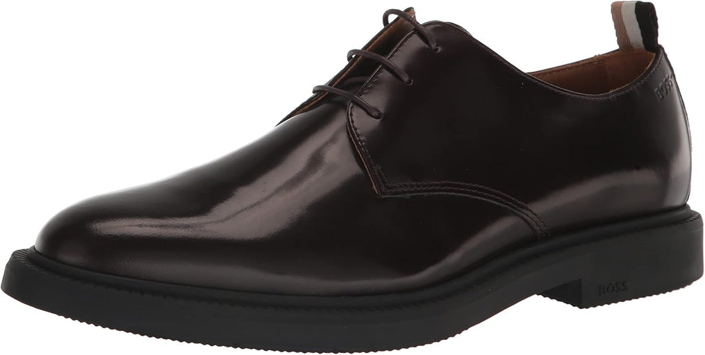Mens Smooth Lace up Derby Dress Shoe
